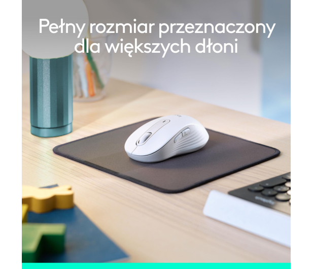 LOGITECH Signature M650 L Wireless Mouse Biala - 713346 - zdjęcie 8